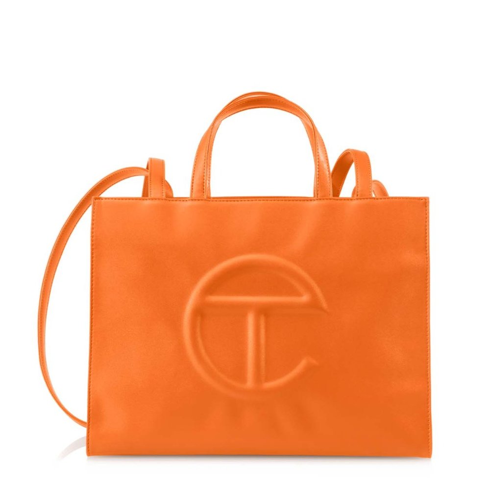 Telfar Medium Shopping Bag in Orange